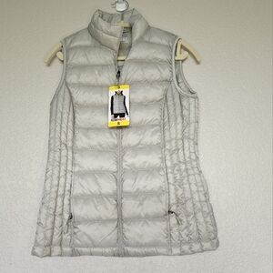 32 DEGREES Heat Womens Packable Vest Silver Size Small
